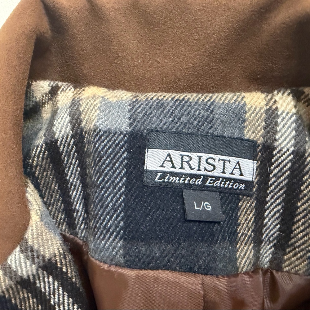 Arista limited edition coat with suede collar (L) - Picture 2 of 3